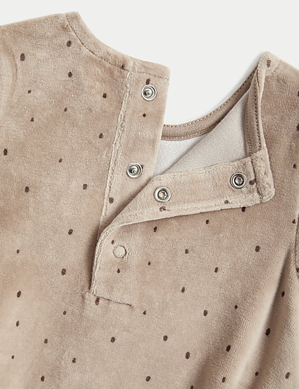 Βελουτέ χριστουγεννιάτικο σύνολο με πουτίγκα, σετ των 2 (3 κιλά-12 μηνών) - GR