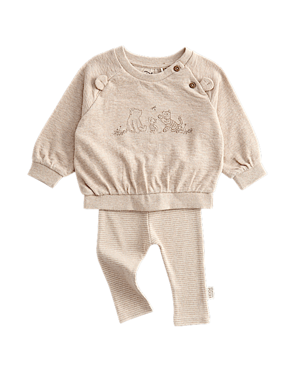 2pc Cotton Rich Winnie the Pooh & Friends™ Outfit (7lbs-12 Mths)