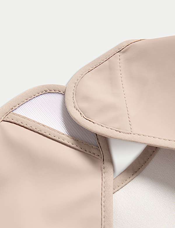 סינר האכלה בהדפס בלוטים עם שרוול ארוך (6 חודשים-3 שנים) - IL