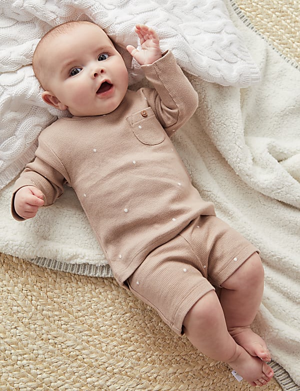 Cotton Rich Spot Shorts