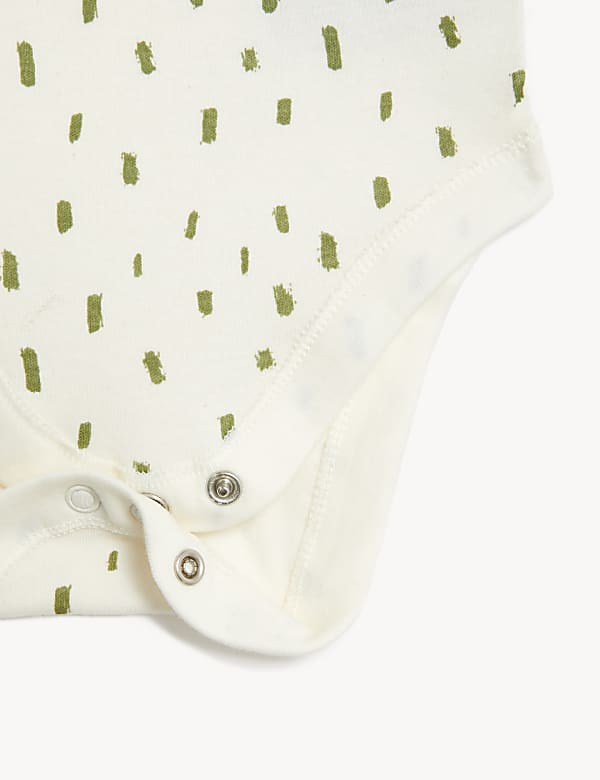 3pk Pure Cotton Giraffe Bodysuits (6 1/2lbs - 3 Yrs)