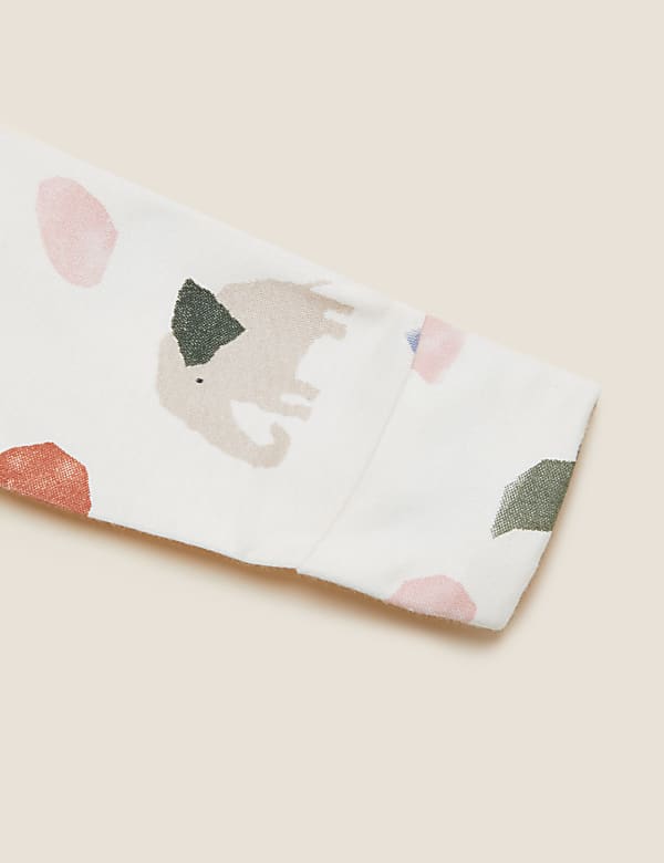 5pk Pure Cotton Safari Print Bodysuits