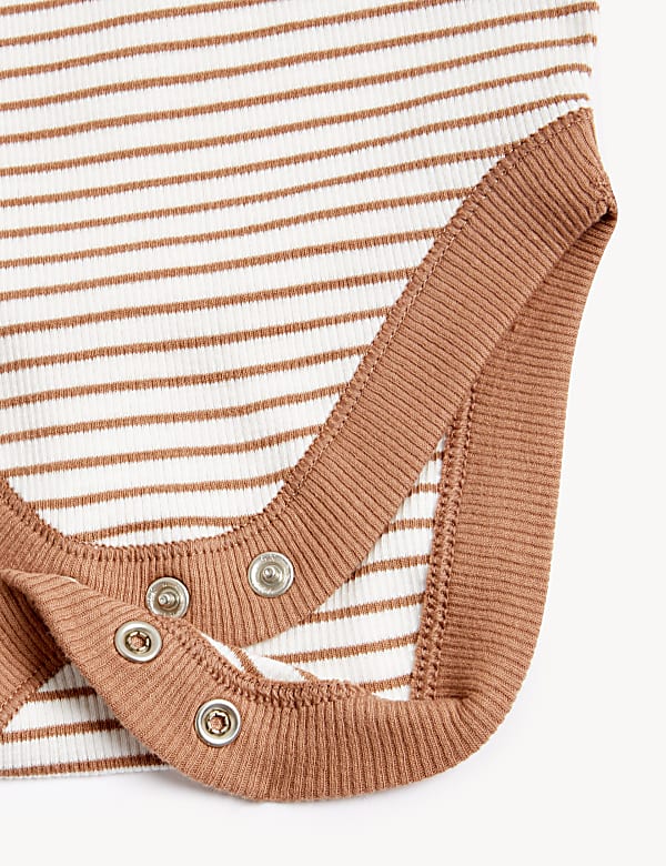 Cotton Rich Striped Bodysuit