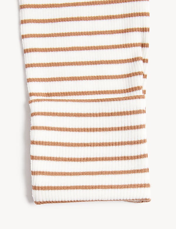 Cotton Rich Striped Bodysuit