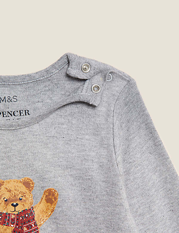 Cotton Rich Spencer Bear Sleepsuit