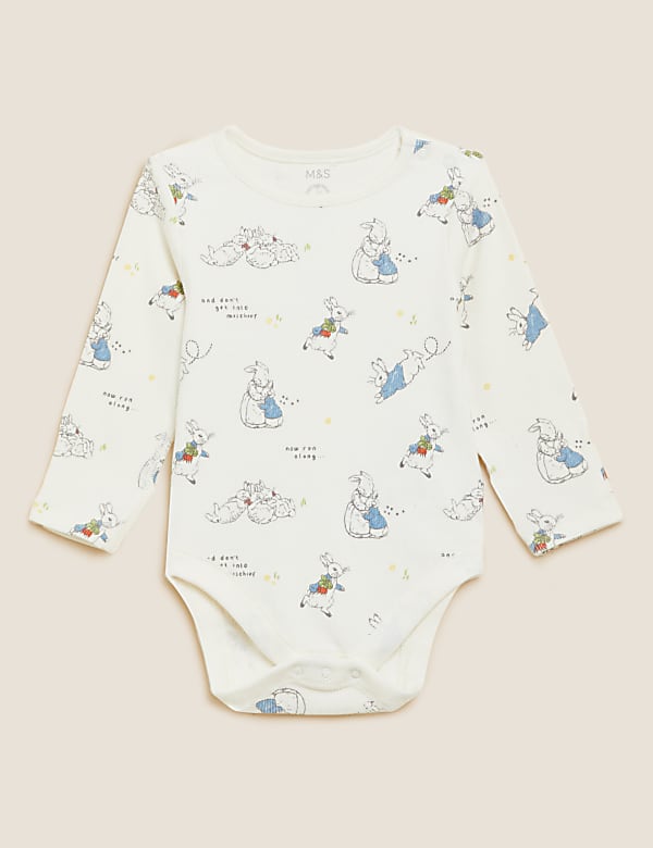 3pk Cotton Rich Peter Rabbit&trade; Bodysuits