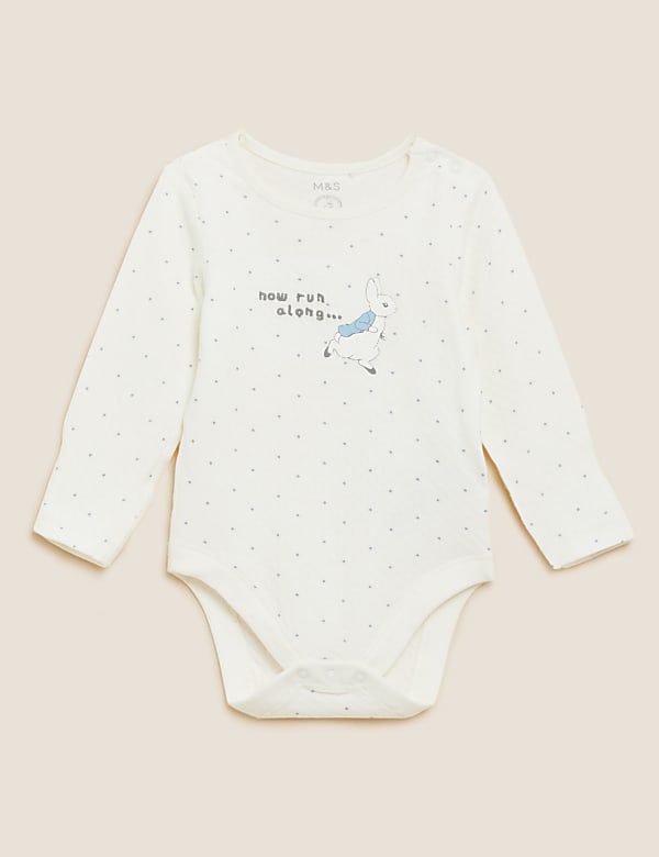 3pk Cotton Rich Peter Rabbit&trade; Bodysuits