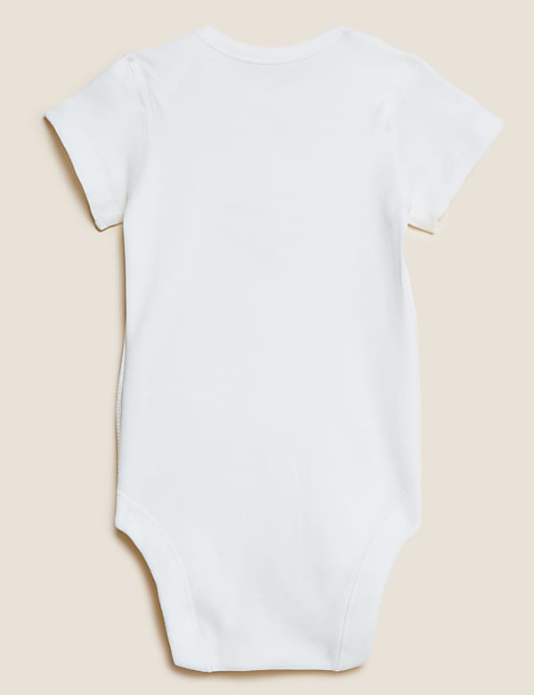 Pure Cotton Slogan Bodysuit (7lbs-12 Mths)