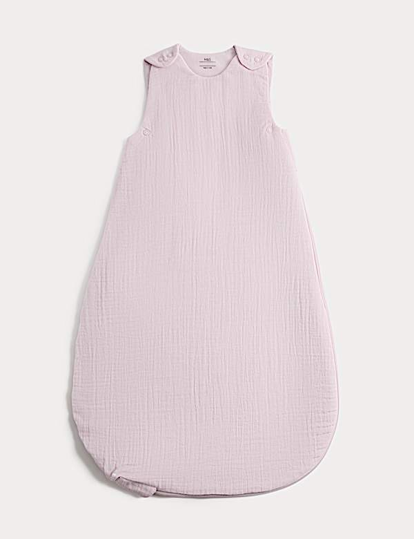 Schlafsack aus reiner Baumwolle mit Tog-Wert 1,5 (03 Jahre) | LILAC |  Baby-Schlafscke | M&S DE