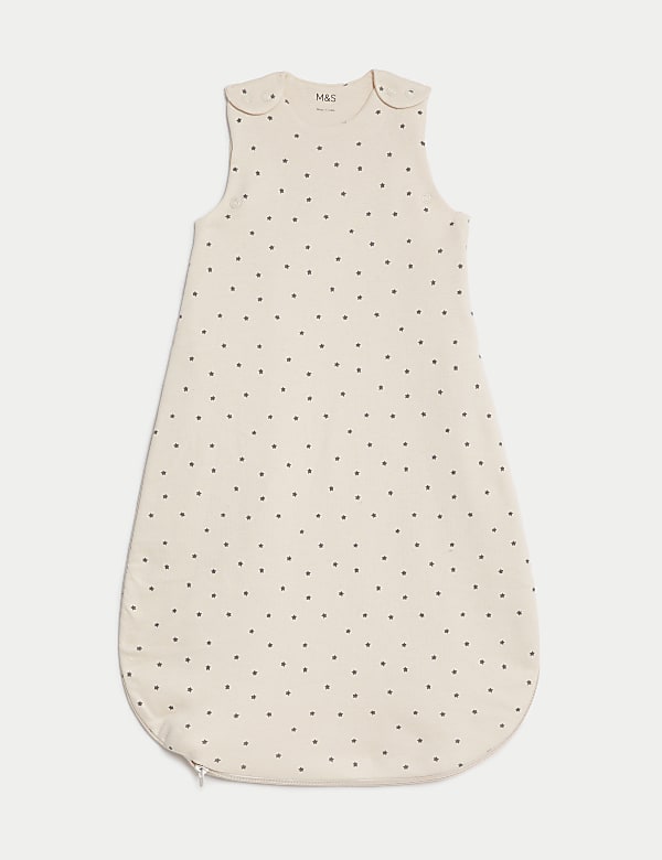 Buy Pure Cotton Star Print 1.5 Tog Sleeping Bag 0 3 Yrs at Marks Spencer