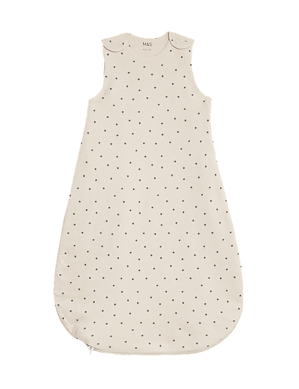 Buy Pure Cotton Star Print 1.5 Tog Sleeping Bag 0 3 Yrs at Marks Spencer