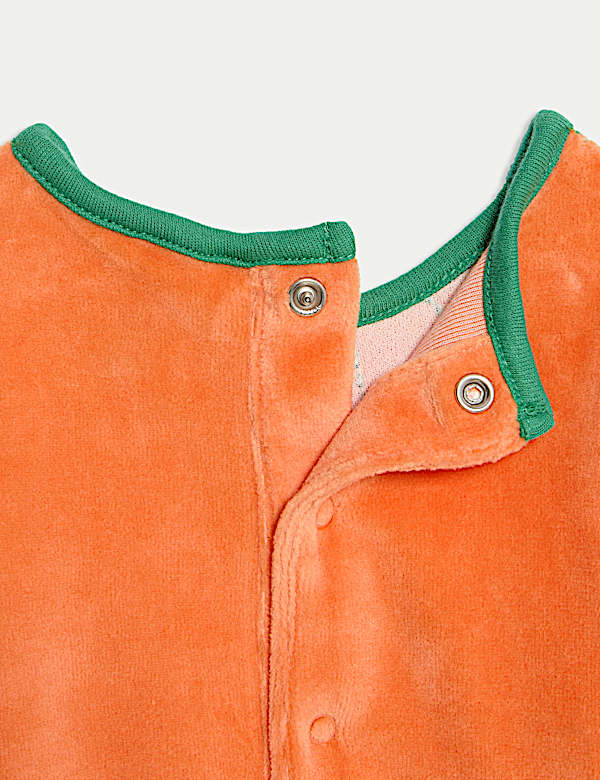 Ensemble 2 pièces en coton motif citrouille Halloween (jusqu’au 24 mois) - FR