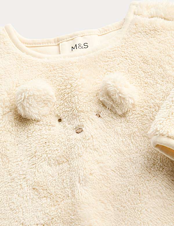 Borg Bunny Ears Sleepsuit (0-12 Mths) - MX