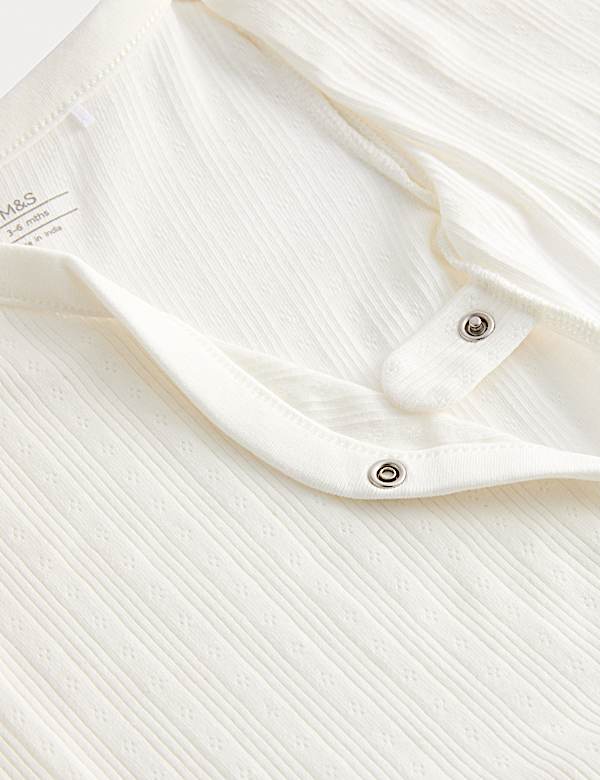3pk Pure Cotton Wrap Bodysuits (0-3 Yrs)