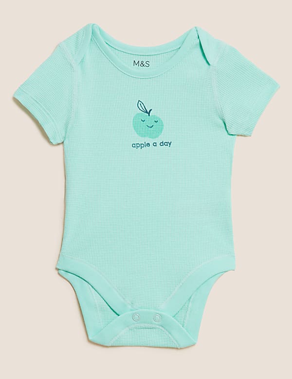 3pk Pure Cotton Fruit Bodysuits (61/2lbs - 3 Yrs)