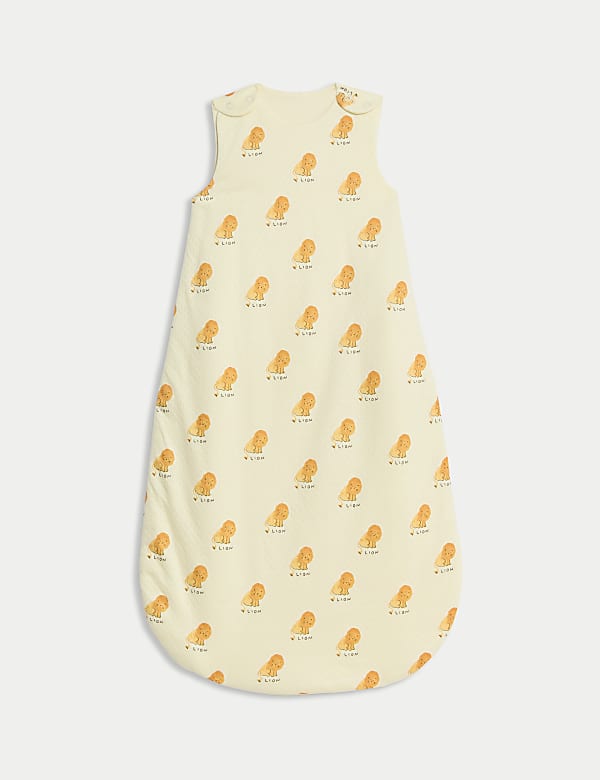 Pure Cotton 2.5 Tog Lion Print Sleeping Bag (0-3 Yrs) - VN