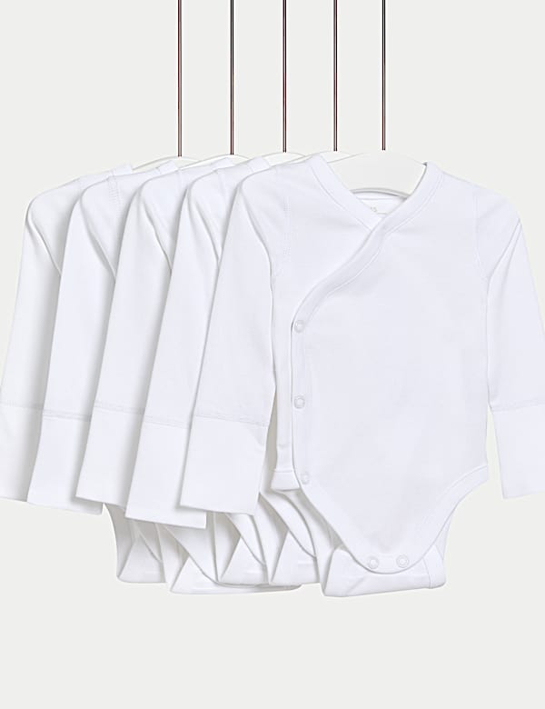 Lot de 5 bodys entrecoupés 100 % coton (2,7 kg-3 ans) - BE