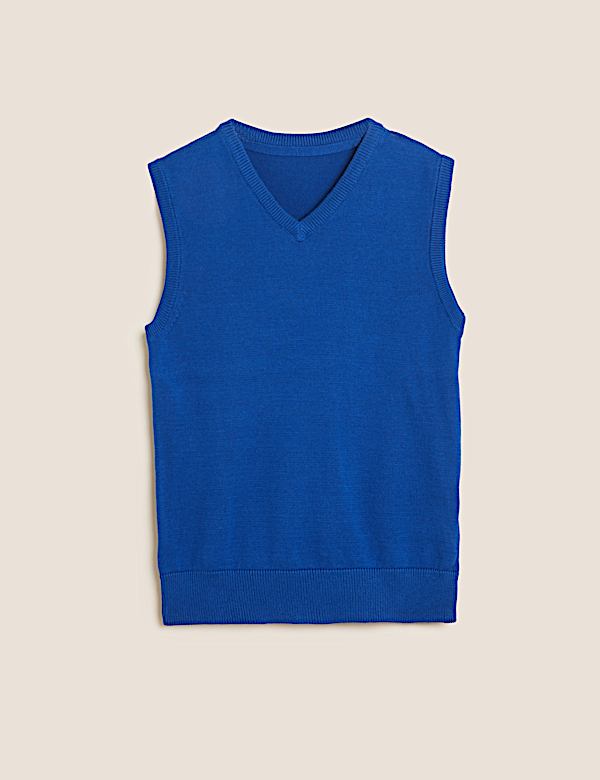 Školní unisex tílko z čisté bavlny StayNew™ (3–16 let) - CZ