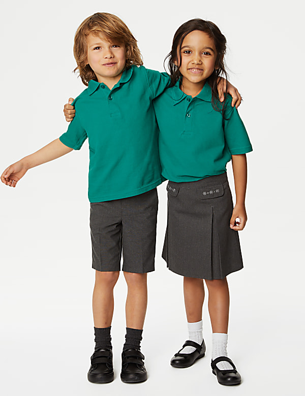 Unisex Pure Cotton Polo Shirt (2-18 Yrs) - EE