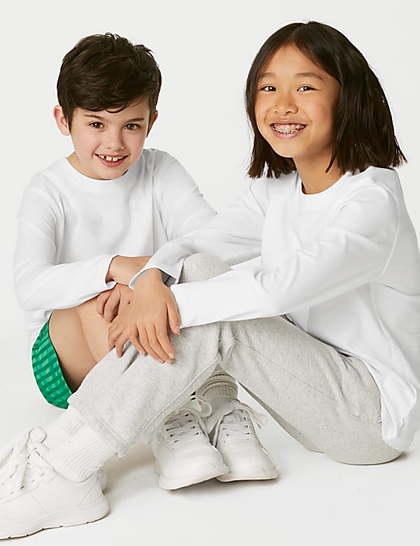 Unisex-T-Shirts aus reiner Baumwolle mit StayNew™ (2–16 Jahre) - DE