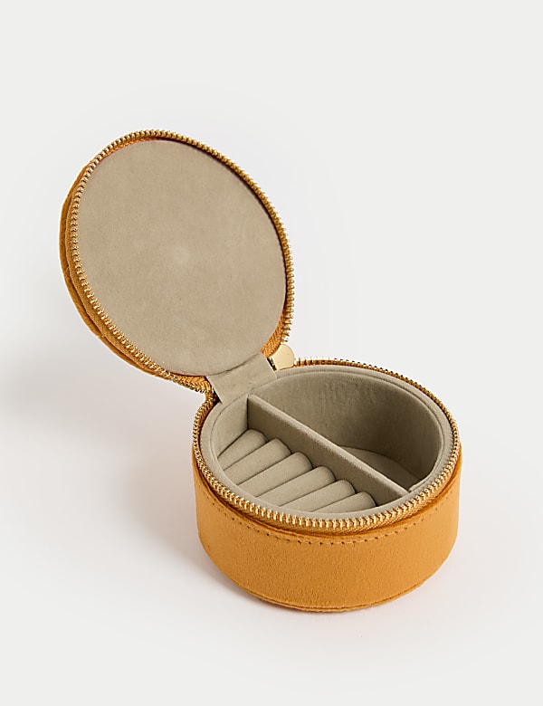 Small Velvet Sun Jewellery Box - CZ