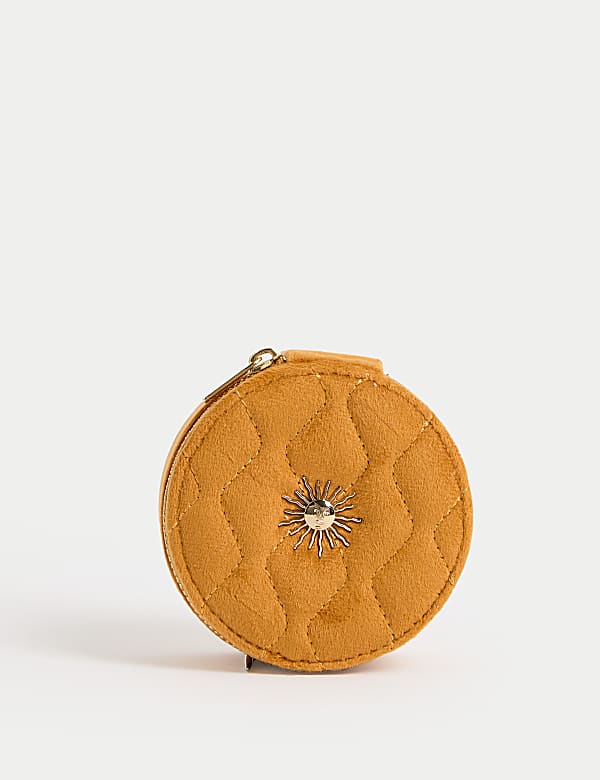 Small Velvet Sun Jewellery Box - CZ