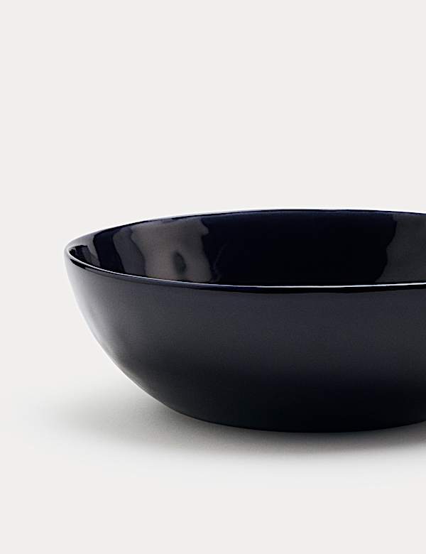 Servierschüssel aus Keramik mit „Oh Happy Day“-Schriftzug - AT