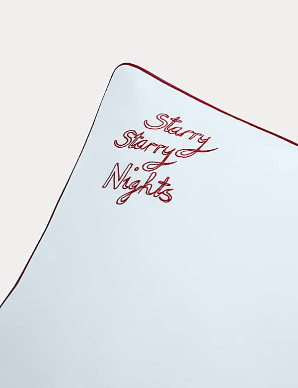 Pure Cotton Starry Nights Large Decorative Cushion - CZ