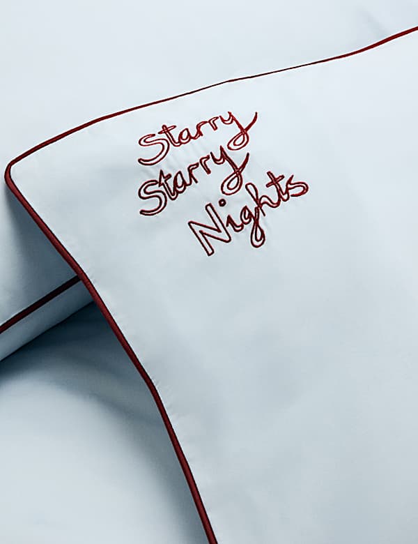 Pure Cotton Starry Nights Large Decorative Cushion - CZ