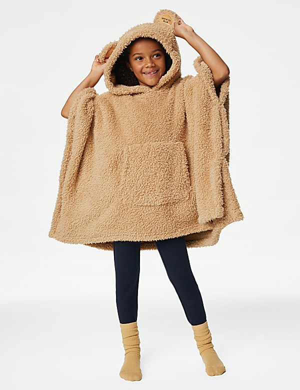 Spencer Bear Hooded Blanket