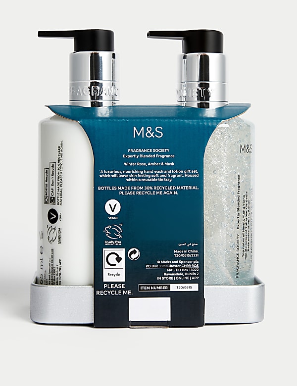 Winter Rose Hand Wash & Lotion Gift Set