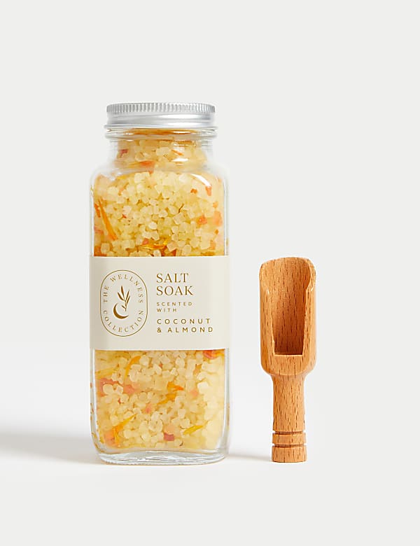 Coconut & Almond Bath Soak & Strainer Set