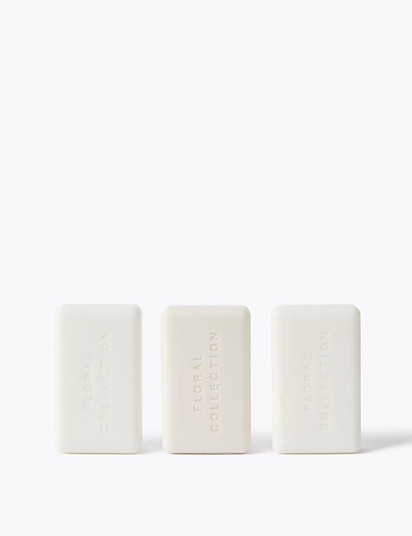 Floral Collection Soap Trio