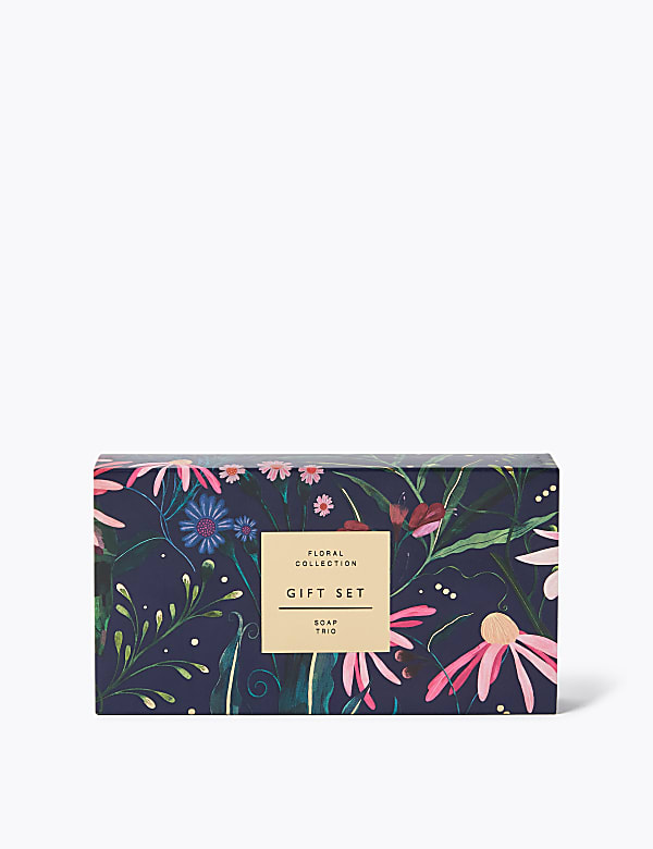 Floral Collection Soap Trio