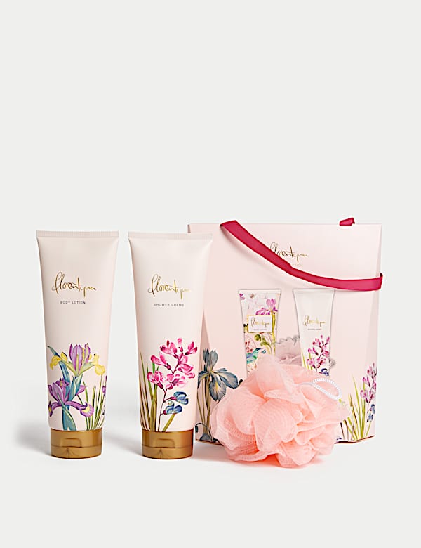 Foam Bath & Body Lotion Gift Set