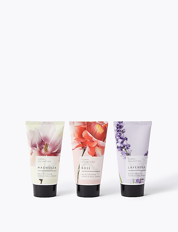 Floral Collection Hand Cream Trio