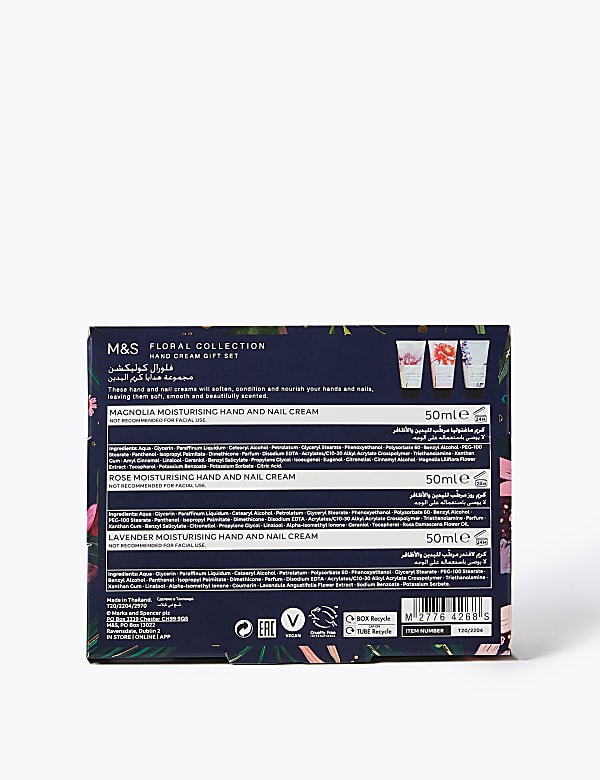 Floral Collection Hand Cream Trio