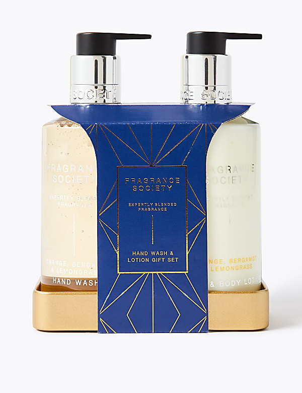 Orange, Bergamot & Lemongrass Hand Wash and Lotion Gift Set