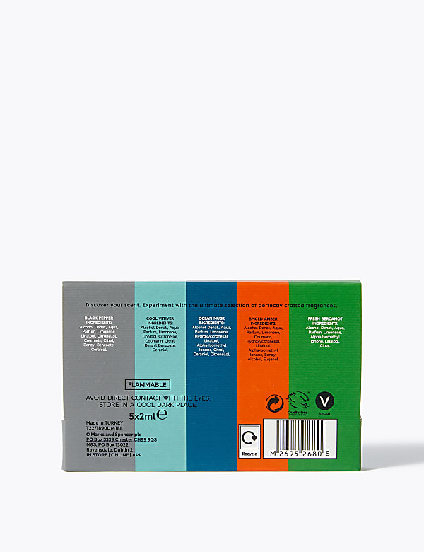 Men's Discovery Eau De Toilette Set 5x2ml