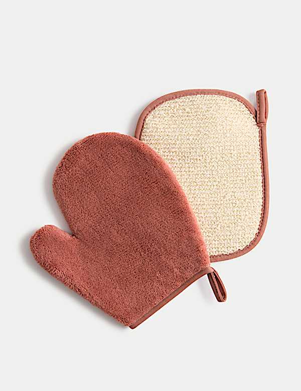 2pk Exfoliating Mitts - GR