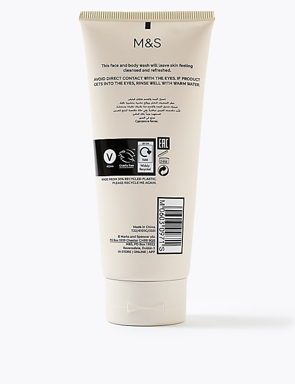 Vetiver Face & Body Wash 200ml
