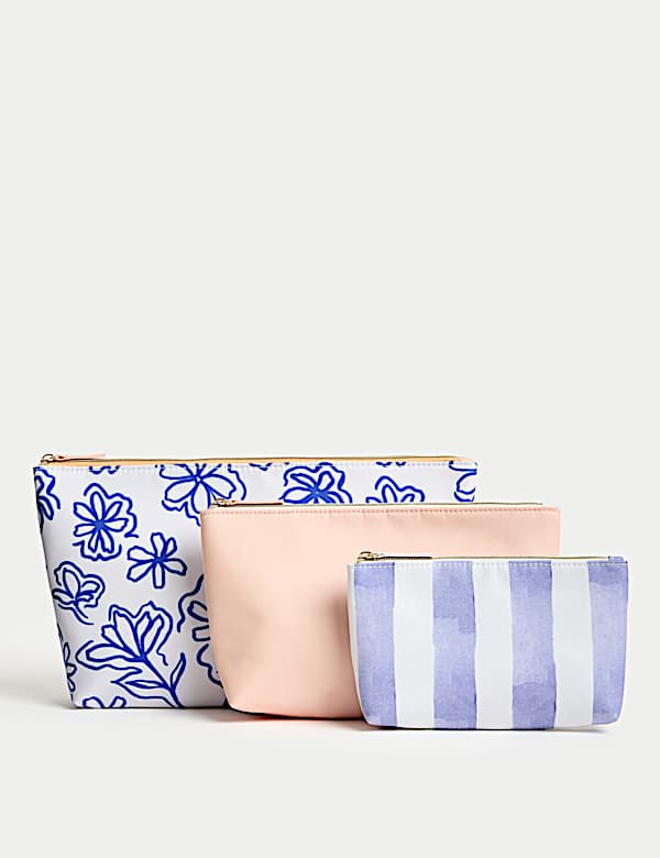 Large Wash Bag Trio