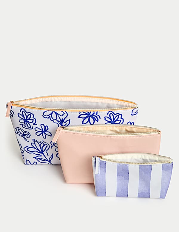 Large Wash Bag Trio