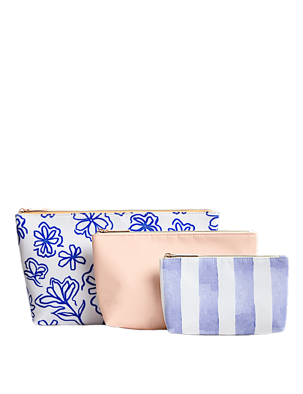 Large Wash Bag Trio