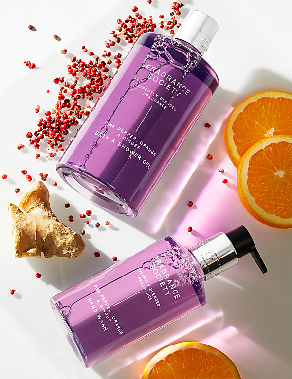Pink Pepper, Orange & Ginger Shower Gel 500ml - GR