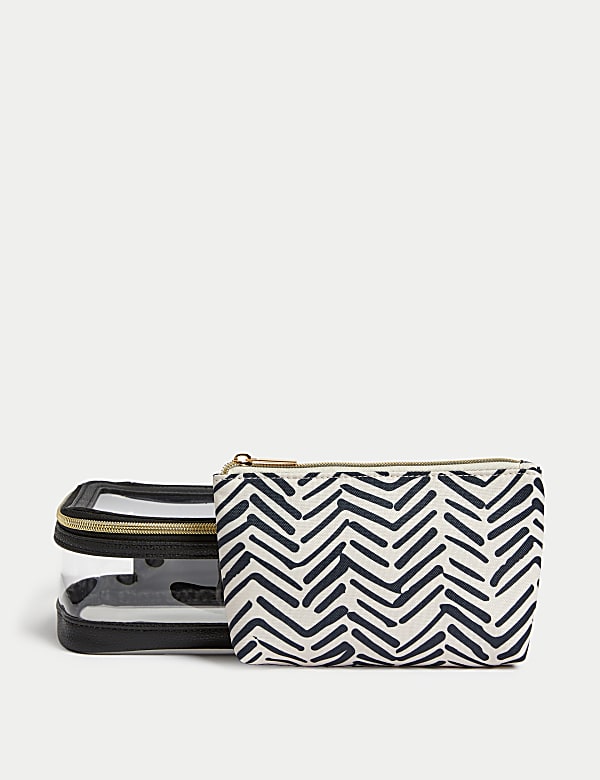 2 Piece Makeup Bag & Pouch - GR
