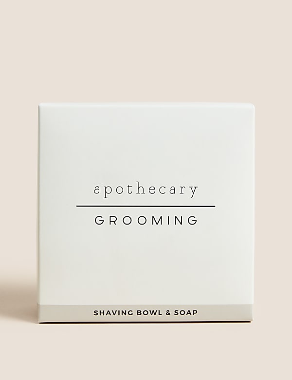 Grooming Shaving Soap & Bowl Set