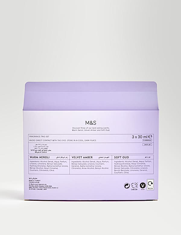 Fragrance Trio Set Eau de Toilette
