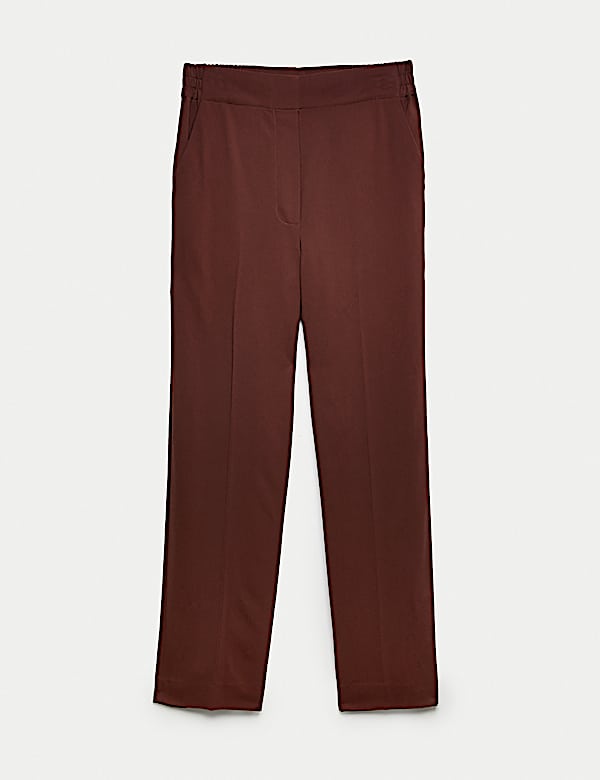 Straight Leg Trousers with Wool - ES
