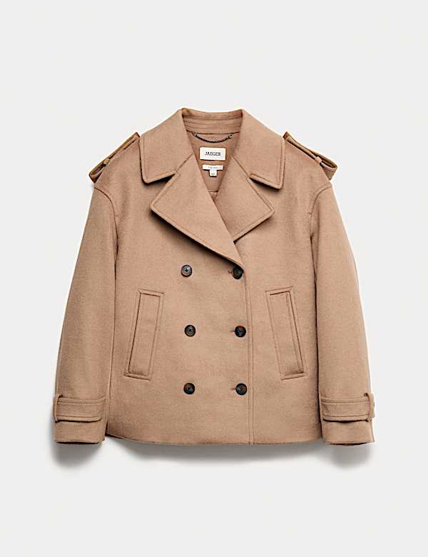 Caban court 100 % laine - BE